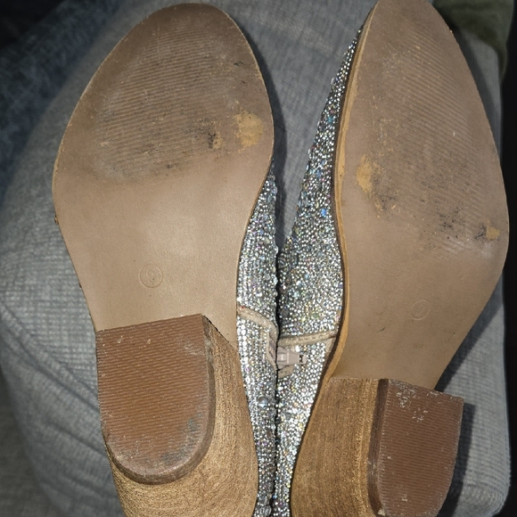 Corkys Glittering Silver Ankle Booties - Picture 4 of 4